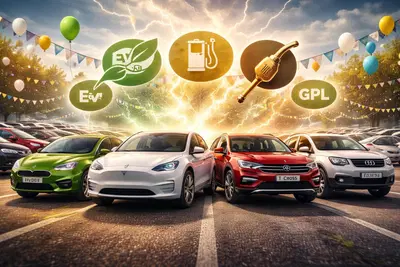 Mercato auto Italia, febbraio 2026: vendite in crescita del 14%, boom delle ibride e delle elettriche