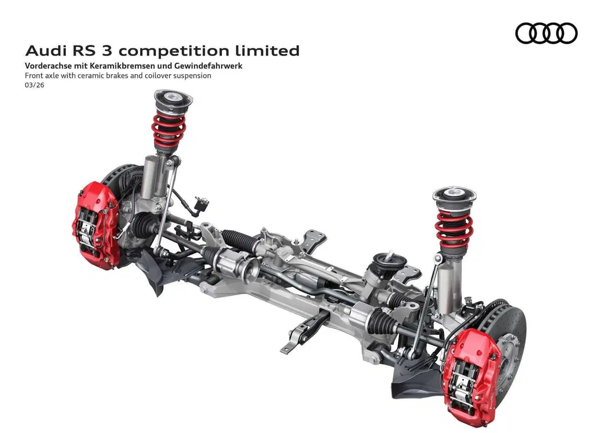 Audi RS 3 Competition Limited 2026: un motore leggendario e cinquant'anni di cilindri che non si dimenticano (5)