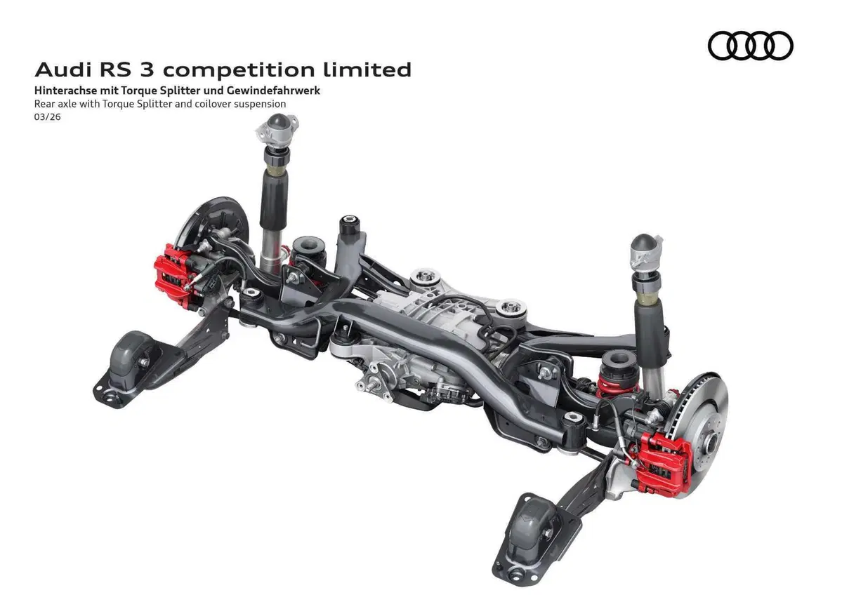 Audi RS 3 Competition Limited 2026: un motore leggendario e cinquant'anni di cilindri che non si dimenticano (6)