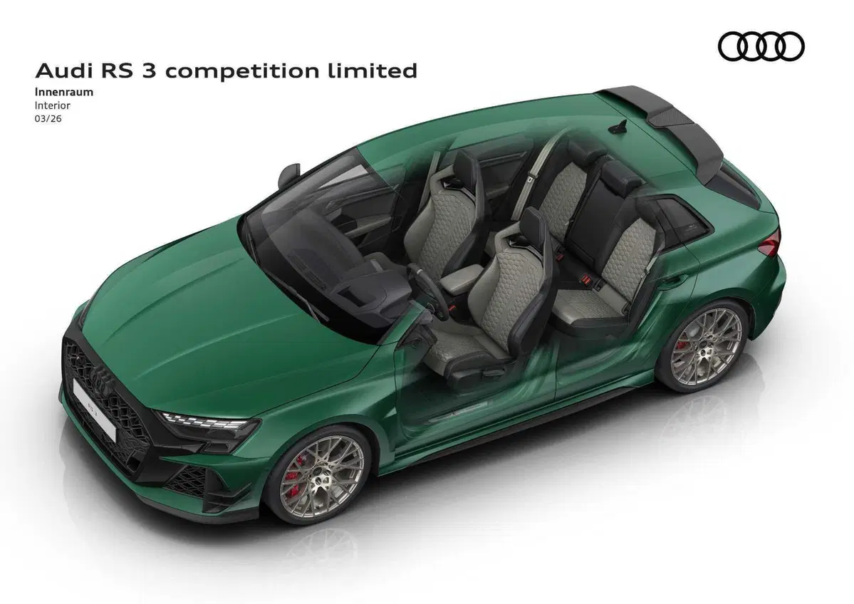 Audi RS 3 Competition Limited 2026: un motore leggendario e cinquant'anni di cilindri che non si dimenticano (13)