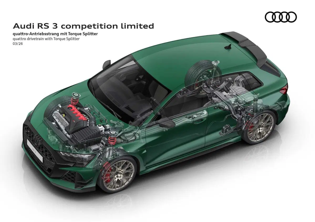 Audi RS 3 Competition Limited 2026: un motore leggendario e cinquant'anni di cilindri che non si dimenticano (4)
