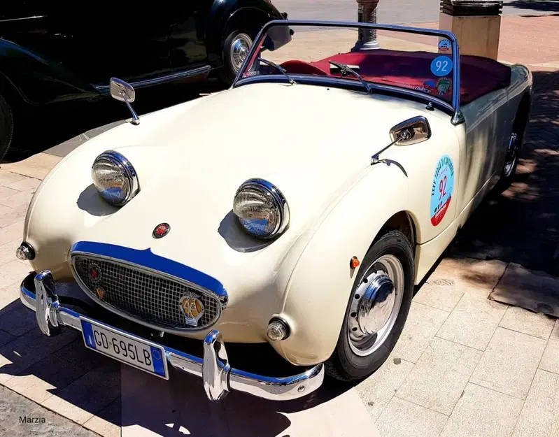 Austin Healey Sprite mk1 d'epoca a Foggia (7)