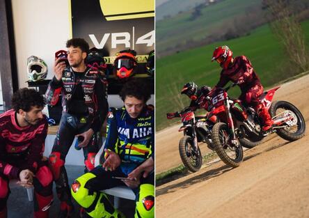 Bagnaia e Bezzecchi al Ranch di Valentino Rossi: allenamento in vista del GP del Brasile