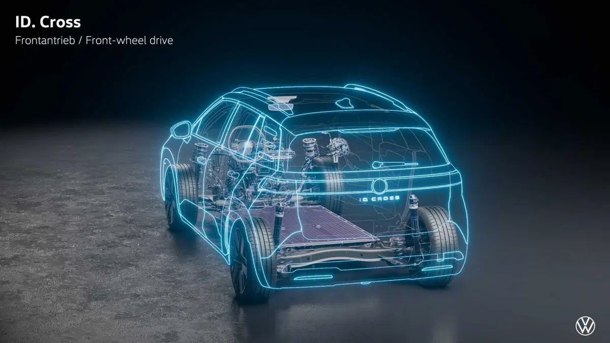 Volkswagen ID. Cross: il SUV elettrico compatto arriva su strada [VIDEO] (15)