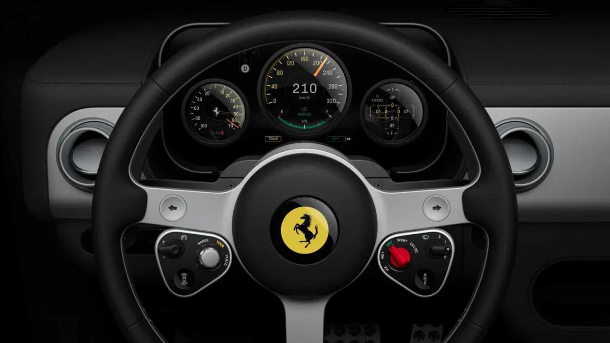 Tasti fisici sulla Ferrari Luce (2)