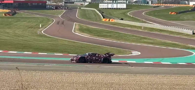 Test Ferrari a Fiorano