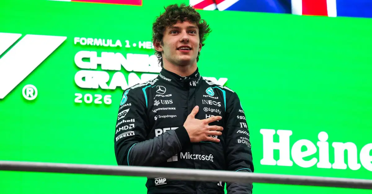 F1. "Non mi aspettavo la dedica di Sinner": Andrea Kimi Antonelli e l'affetto dopo la vittoria in Cina. E dell'ala anteriore della Mercedes dice...