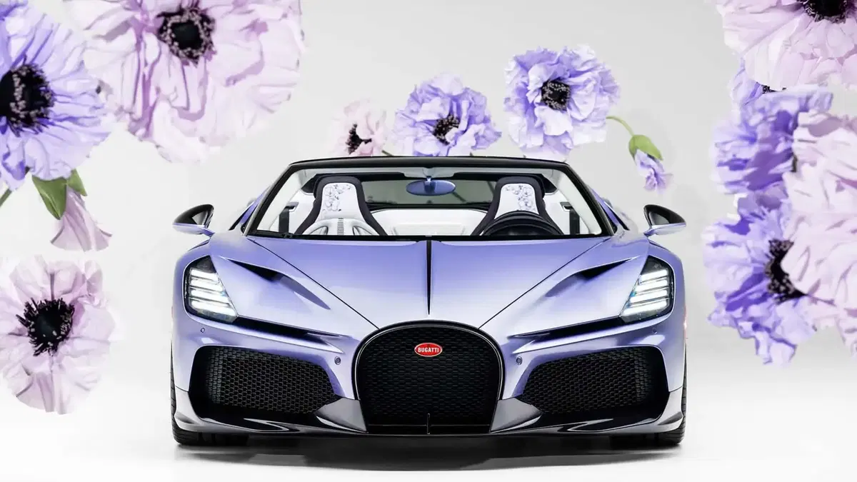 Bugatti W16 Mistral “Caroline”: l’addio definitivo al motore W16 diventa un’opera d’arte su quattro ruote (17)