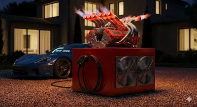 Clamoroso: Ferrari Luce ricaricher&agrave; con il V12 di F1! Ecco "Il Cubo" HPC da 520 kW