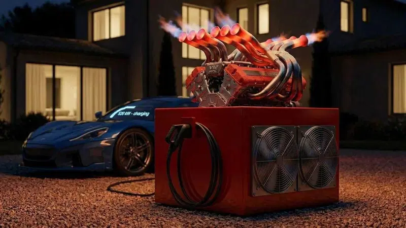Clamoroso: Ferrari Luce ricaricher&agrave; con il V12 di F1! Ecco "Il Cubo" HPC da 520 kW