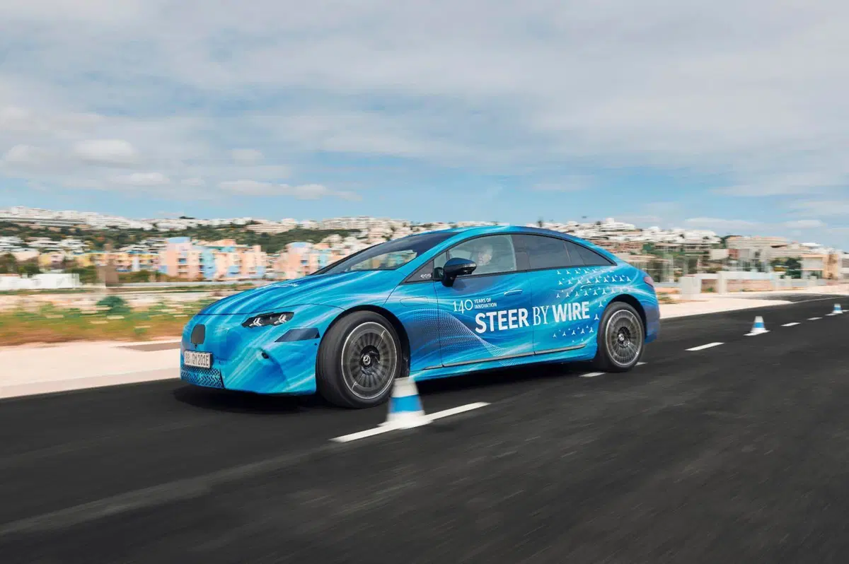 Mercedes EQS, lo sterzo del futuro diventa realtà: debutta lo Steer-by-Wire (5)
