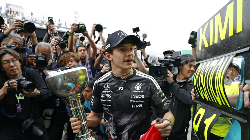 Kimi Antonelli sulle orme di Ascari: "Troppo presto per il titolo, ma siamo sulla buona strada" e lancia la sfida a Russell