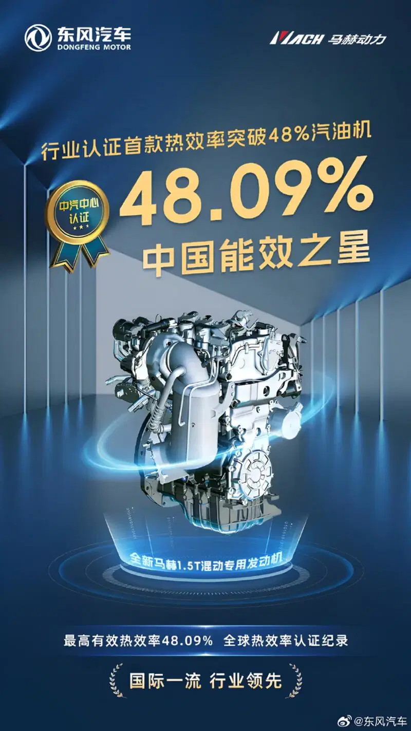 Motore Mach  1.5T di Dongfeng