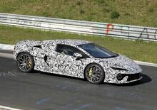 Lamborghini Temerario Spyder, primo avvistamento al Nürburgring: la V8 ibrida si scopre