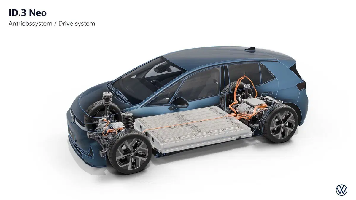 Volkswagen ID.3 Neo: più autonomia, interni rivoluzionati e nuova identità per la compatta elettrica (8)