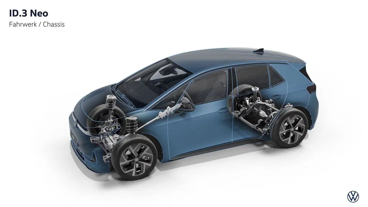 Volkswagen ID.3 Neo: più autonomia, interni rivoluzionati e nuova identità per la compatta elettrica (19)