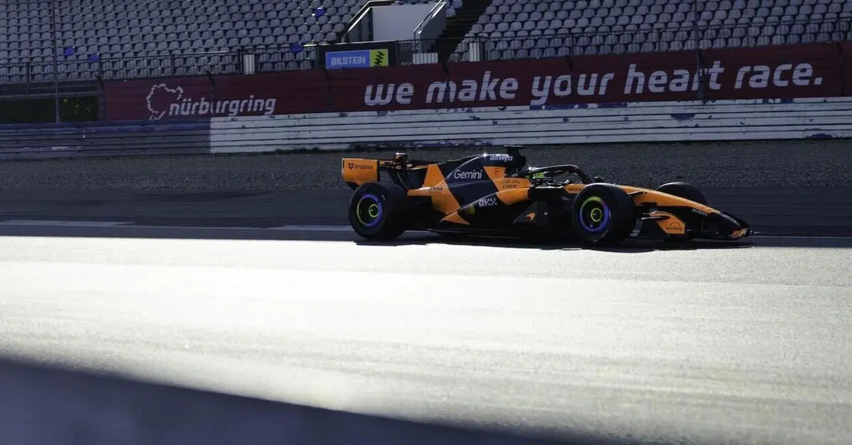 F1, Kimi Antonelli vola al N&uuml;rburgring: sfida a distanza con Lando Norris nei test Pirelli