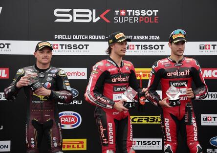 Nicolò Bulega in Superpole ad Assen