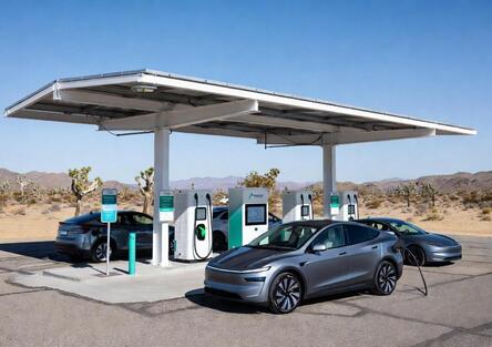 Ricarica auto elettrica gratis grazie al sole, la nuova frontiera delle colonnine sostenibili: ecco cosa sappiamo 