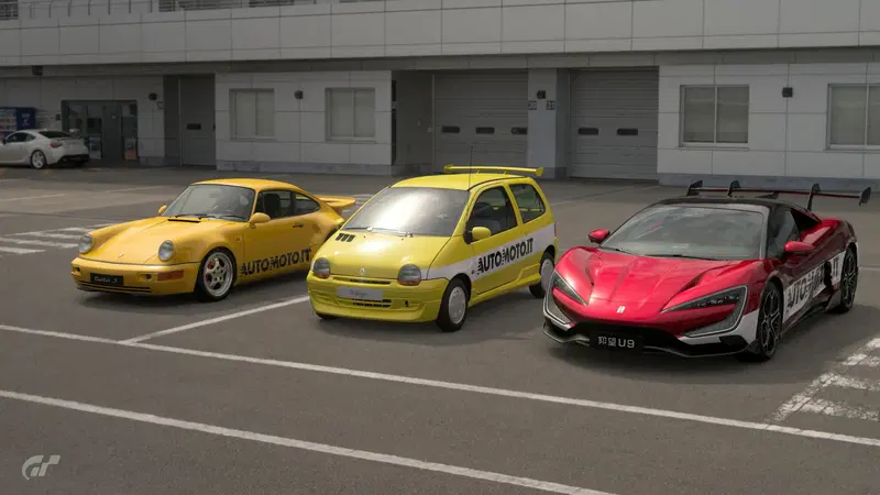 Gran Turismo 7: online l&rsquo;Update 1.69 con Yangwang U9, Porsche 911 Turbo S Leichtbau e Renault Twingo