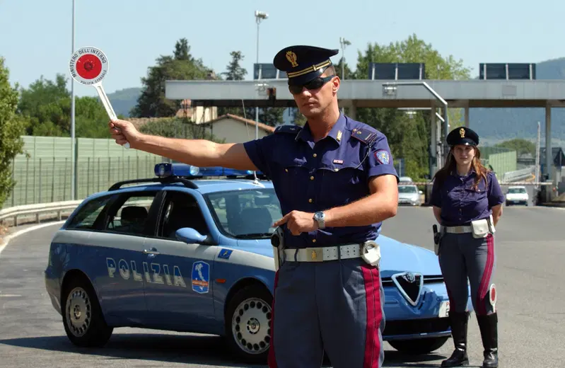 Posto di blocco della Polizia