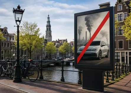 Stop alle pubblicità di auto benzina e diesel ad Amsterdam: è la prima città in Europa