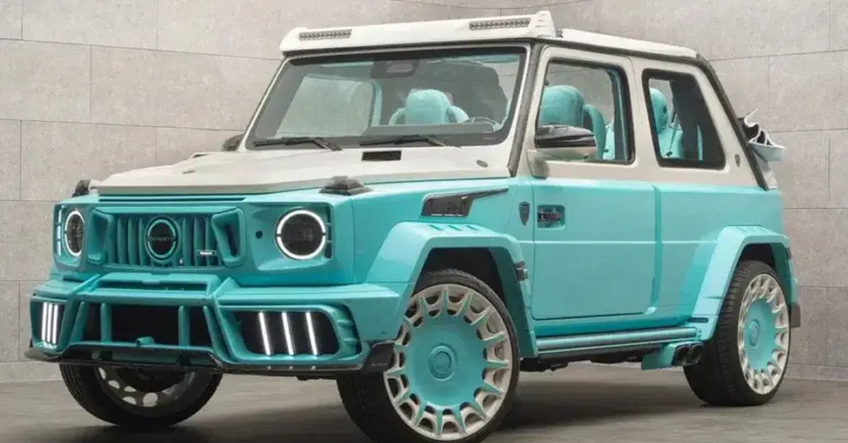 Mercedes Classe G Cabrio Mansory Azura: il fuoristrada diventa uno yacht di lusso da 820 CV