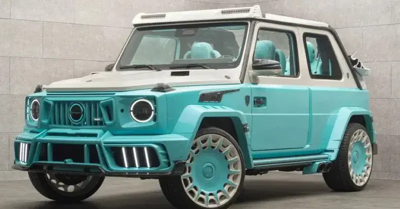 Mercedes Classe G Cabrio Mansory Azura: il fuoristrada diventa uno yacht di lusso da 820 CV