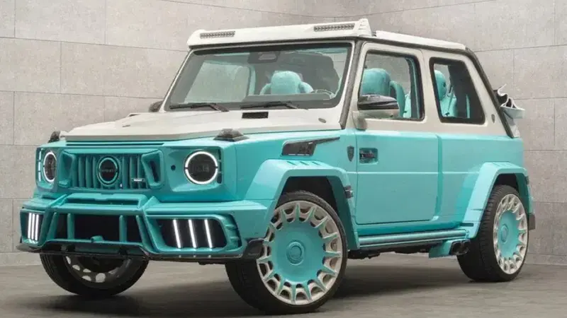 Mercedes Classe G Cabrio Mansory Azura: il fuoristrada diventa uno yacht di lusso da 820 CV