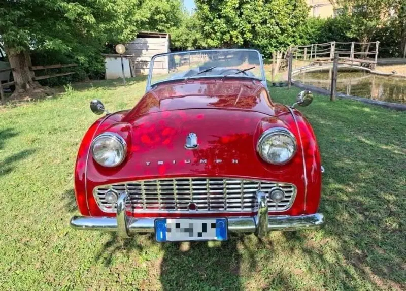 Triumph TR 3 A  d'epoca a Cremona (3)