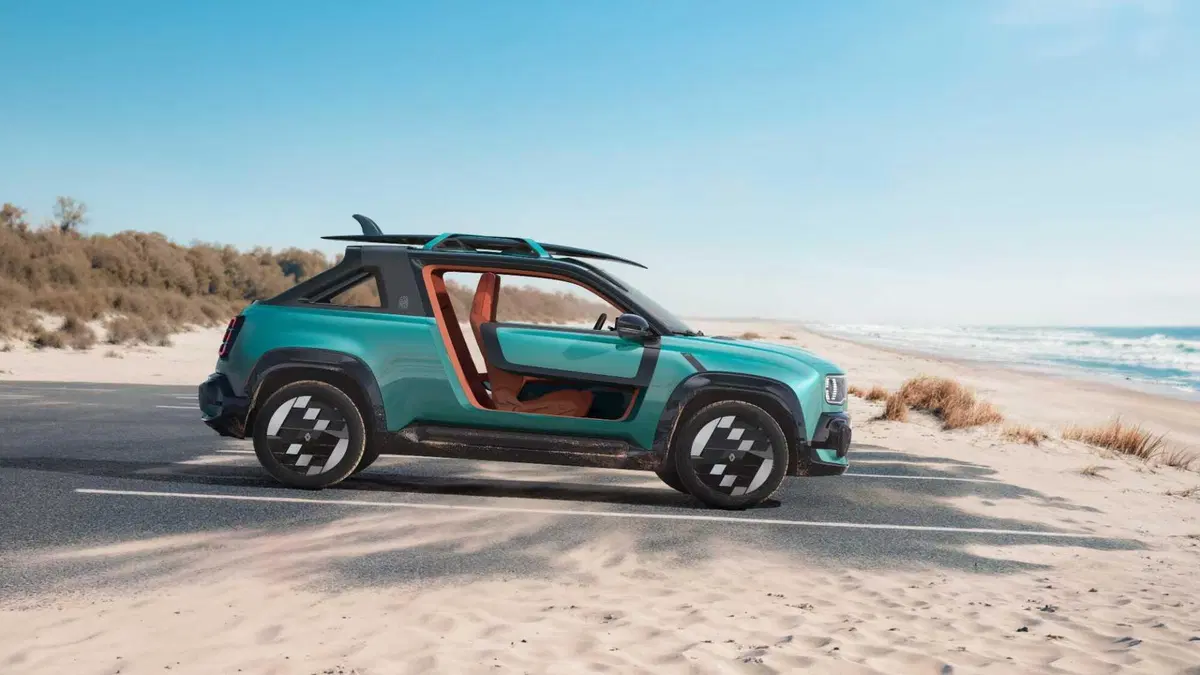 Renault 4 JP4x4 Concept: la beach buggy elettrica che riporta a galla lo spirito Plein Air al Roland (14)