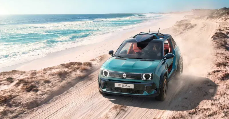 Renault 4 JP4x4 Concept: la beach buggy elettrica che riporta a galla lo spirito Plein Air al Roland Garros 2026