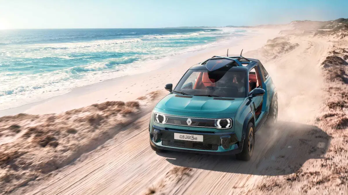 Renault 4 JP4x4 Concept: la beach buggy elettrica che riporta a galla lo spirito Plein Air al Roland Garros 2026