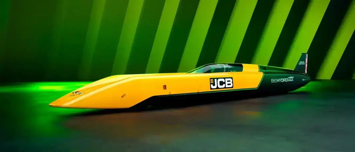 JCB Hydromax, la sfida folle dell'idrogeno a 563 km/h: il colosso britannico torna a Bonneville