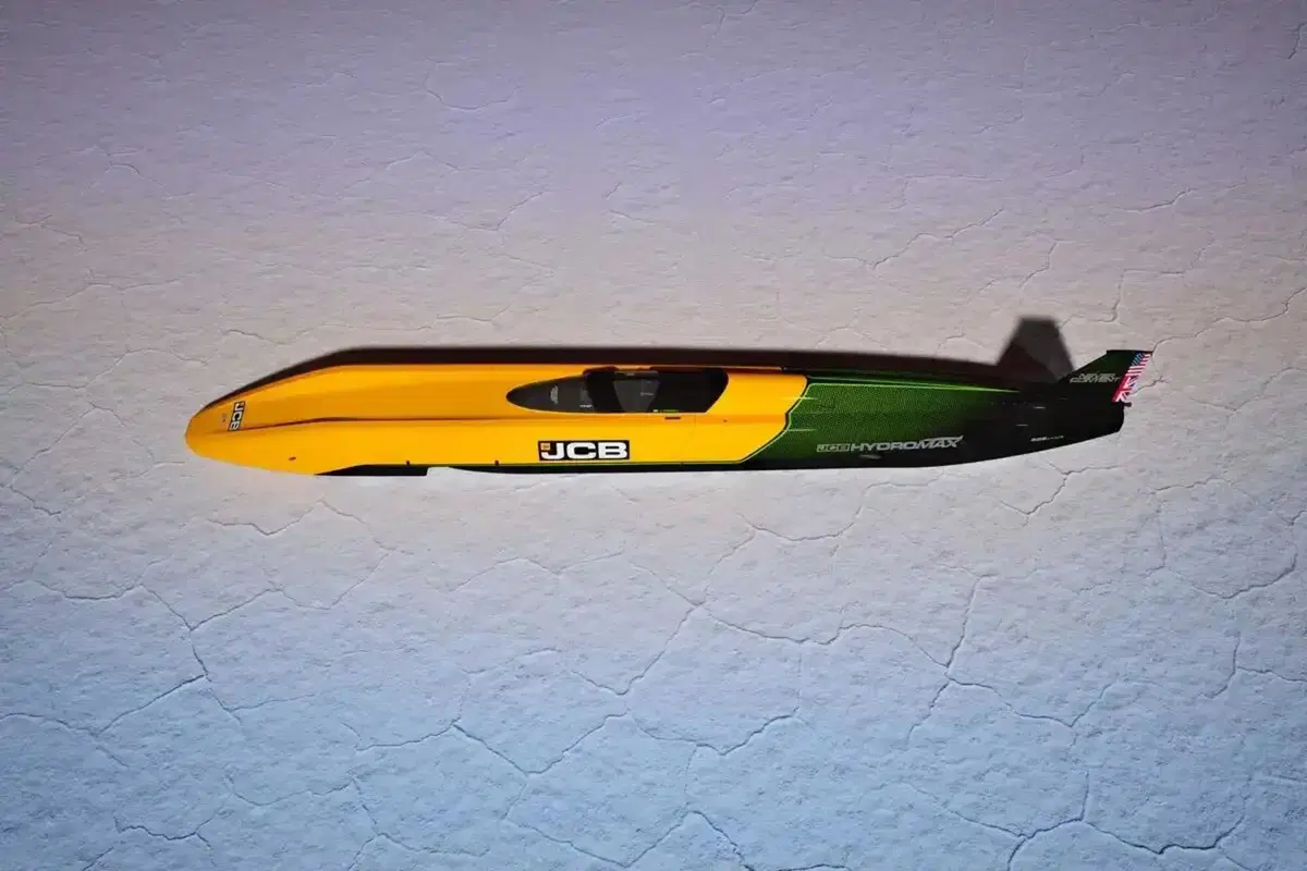 JCB Hydromax, la sfida folle dell'idrogeno a 563 km/h: il colosso britannico torna a Bonneville (7)