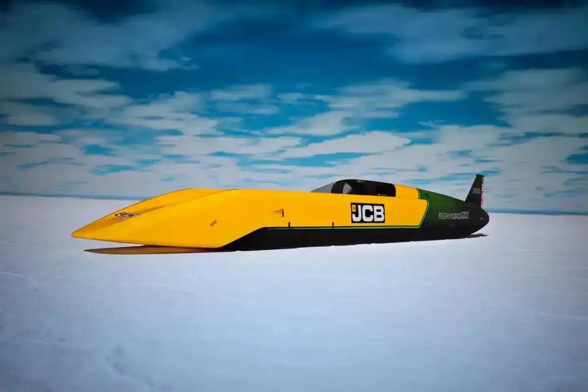 JCB Hydromax, la sfida folle dell'idrogeno a 563 km/h: il colosso britannico torna a Bonneville (8)