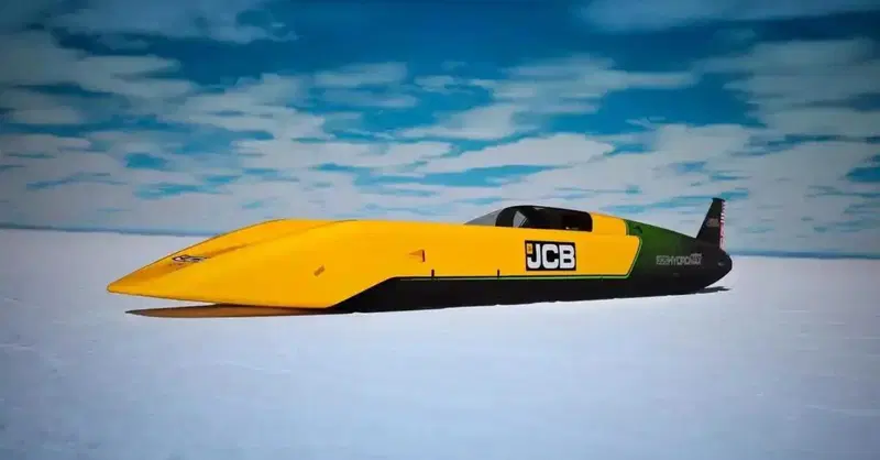 JCB Hydromax, la sfida folle dell'idrogeno a 563 km/h: il colosso britannico torna a Bonneville