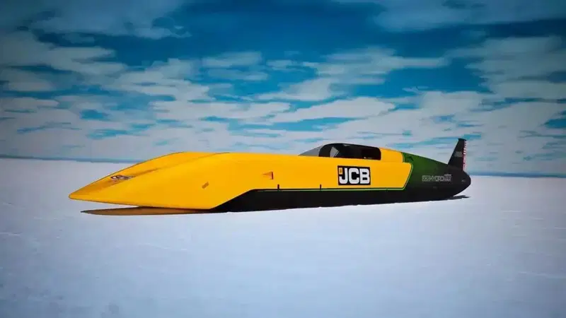 JCB Hydromax, la sfida folle dell'idrogeno a 563 km/h: il colosso britannico torna a Bonneville
