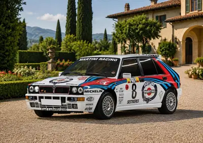 Fernando Alonso sorprende Monaco: lo spagnolo guida la Lancia Delta Martini 6, la rally car più rara di sempre