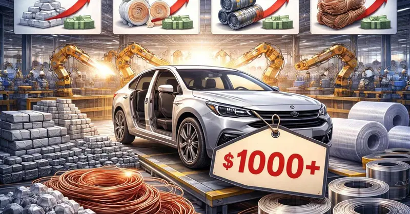 Dall&rsquo;alluminio alla plastica, scoppia la crisi dei materiali. Perch&eacute; le auto potrebbero costare fino a 1000 dollari in pi&ugrave;