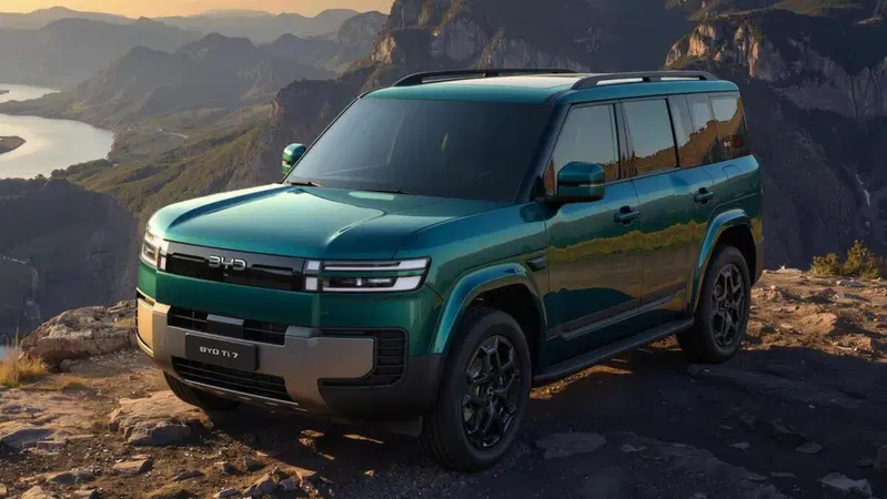 BYD Ti7: il nuovo SUV ibrido plug-in a 7 posti sfida il Land Rover Defender