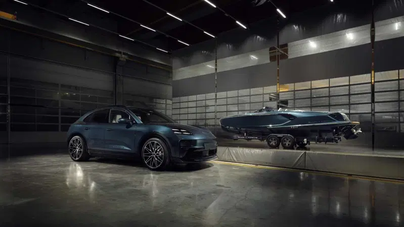 Porsche Macan Turbo molla gli ormeggi: la Frauscher 790 Spectre porta in acqua i 400 kW dell'elettrica