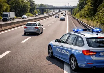 Autostrada, la corsia centrale non è “terra di nessuno”: multe e punti persi per chi non tiene la destra