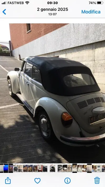 Volkswagen Maggiolino 1303 cabriolet  d'epoca del 1977 a Rho