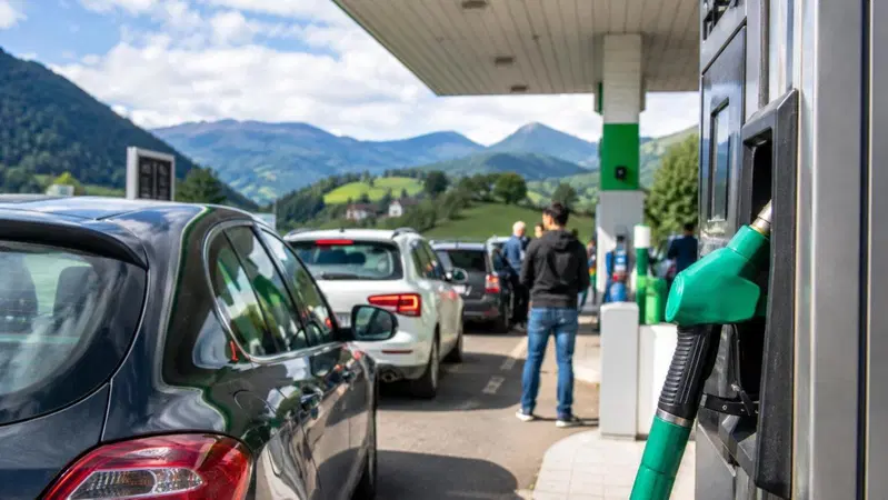 Errore alla pompa, diesel a prezzo stracciato: assalto al distributore