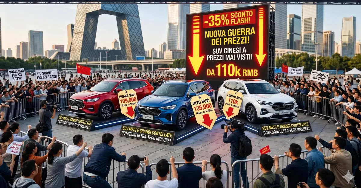 In Cina &egrave; scoppiata una nuova guerra dei prezzi? Cosa succede al settore dei suv