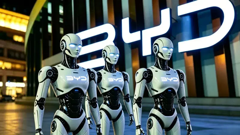 Non solo auto, BYD lavora anche ai robot umanoidi