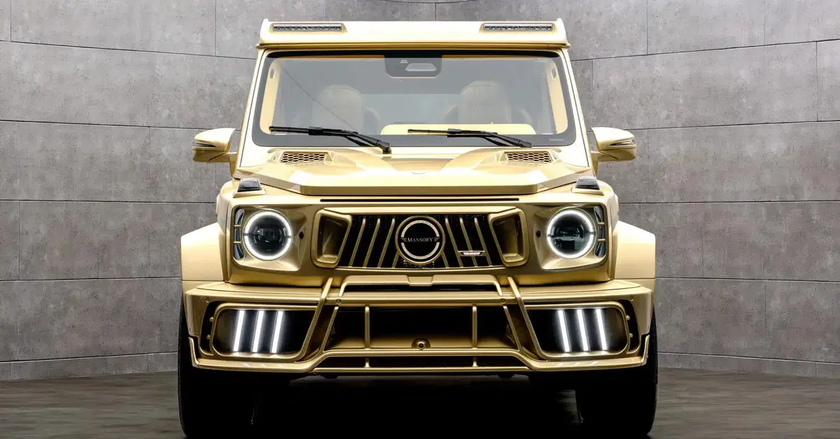 Mansory riveste la G63 di oro: il SUV pi&ugrave; estremo di sempre