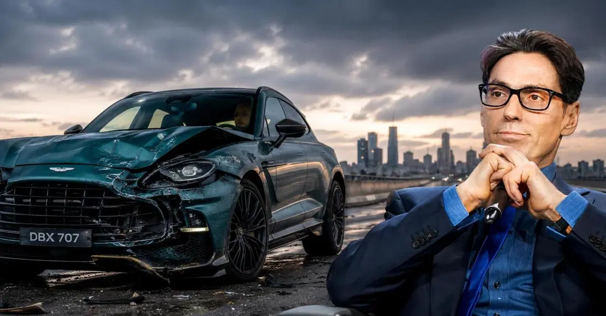 Pier Silvio Berlusconi, schianto frontale a Vimercate: la sua Aston Martin DBX distrutta, lui esce illeso grazie ad airbag e cinture