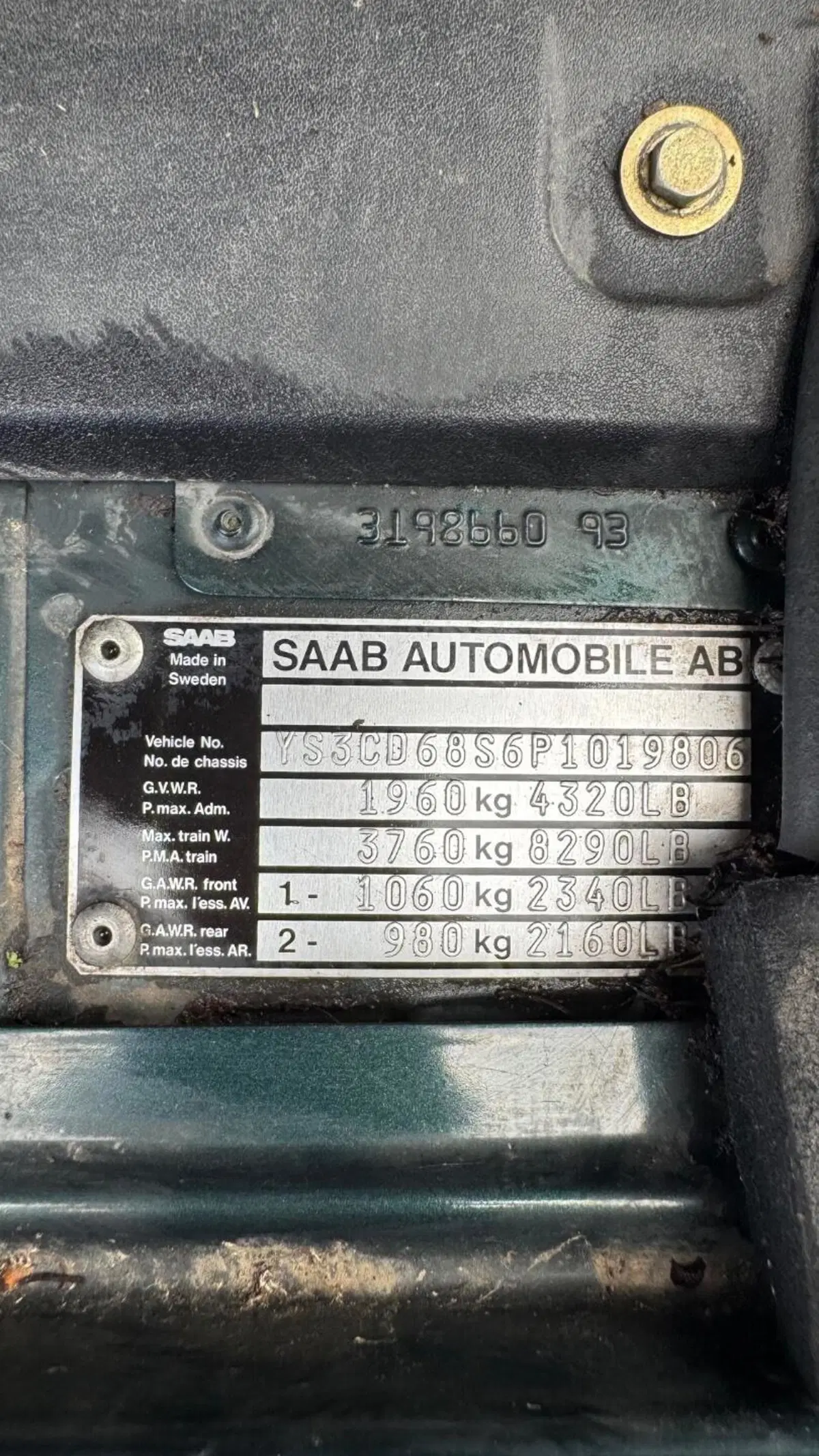 Saab Saab 9000 CS 2.0 Turbo 16V Automatic  cat 5 porte  d'epoca a Milano (13)